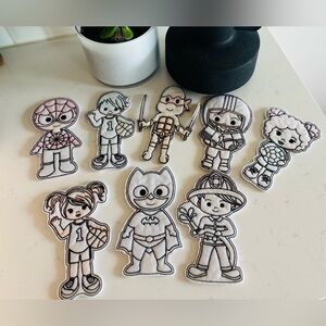 Re-color Plush Figures Set